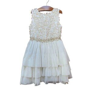 Nanette Lepore Girls Fancy Dress 6X Cream